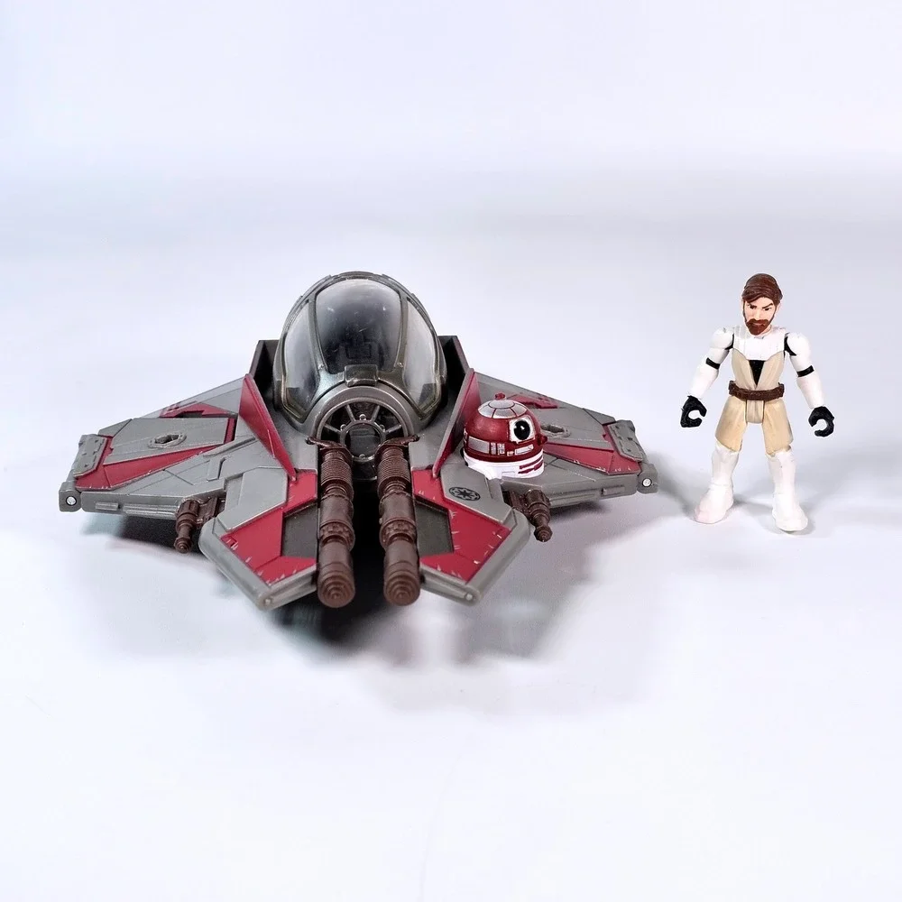 Star Wars Mission Fleet Obi-Wan Kenobi Jedi Starfighter Action Figure & Vehicle
